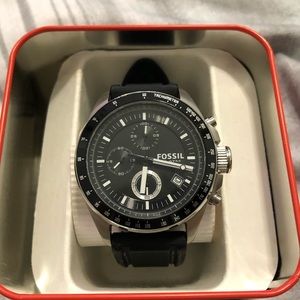 Fossil Black Chronograph Watch